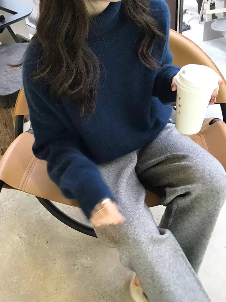 OLIVIA - CASHMERE TURTLENECK SWEATER