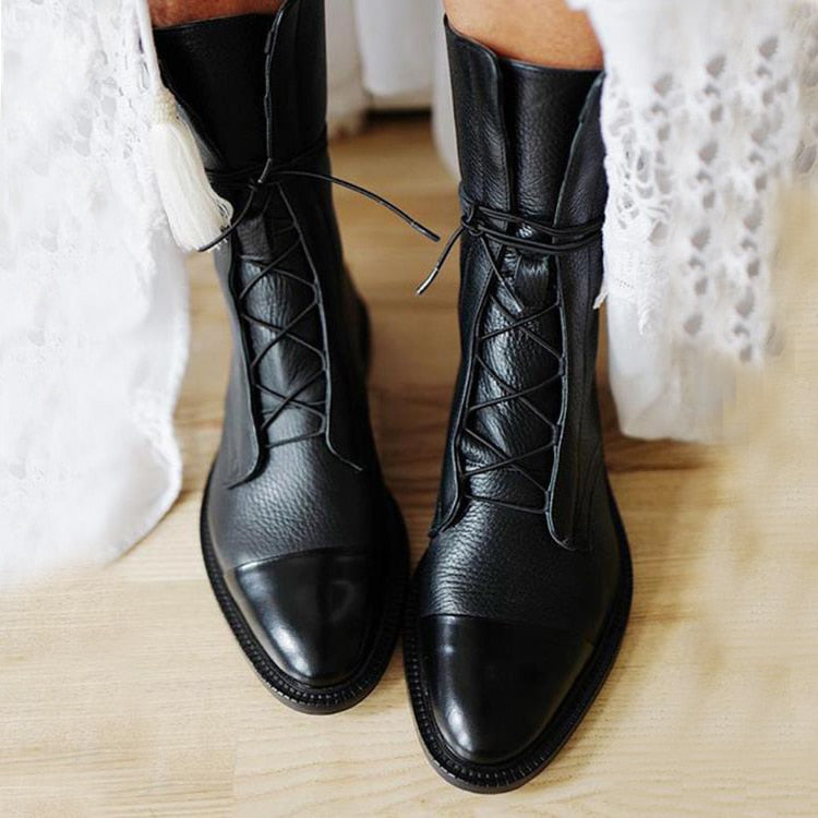 GABOR - LEATHER HEELED BOOTS