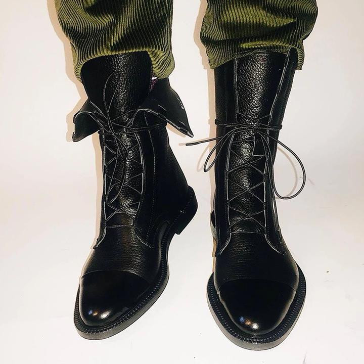 GABOR - LEATHER HEELED BOOTS