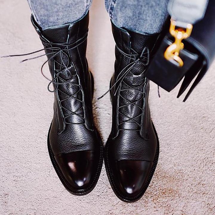 GABOR - LEATHER HEELED BOOTS