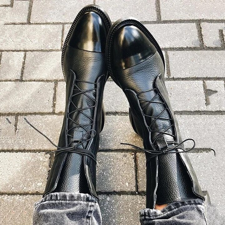 GABOR - LEATHER HEELED BOOTS