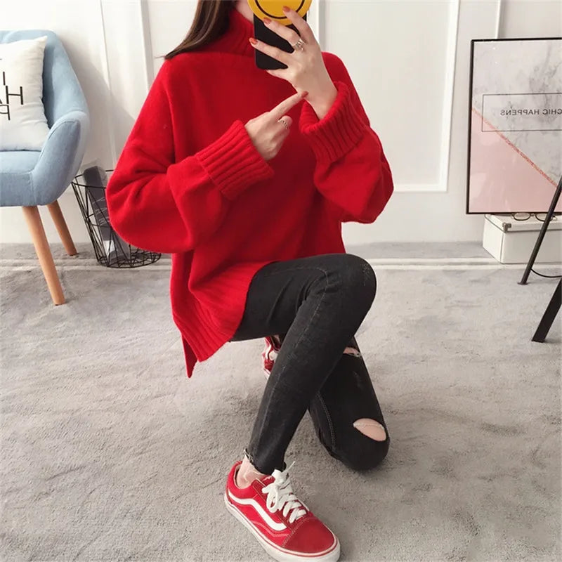 LEONIE - TURTLENECK KNITTED SWEATER