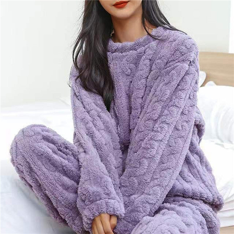 ELLY -  FLEECE PAJAMA SET FOR WOMEN