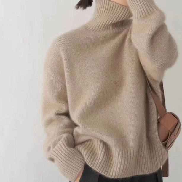 OLIVIA - CASHMERE TURTLENECK SWEATER