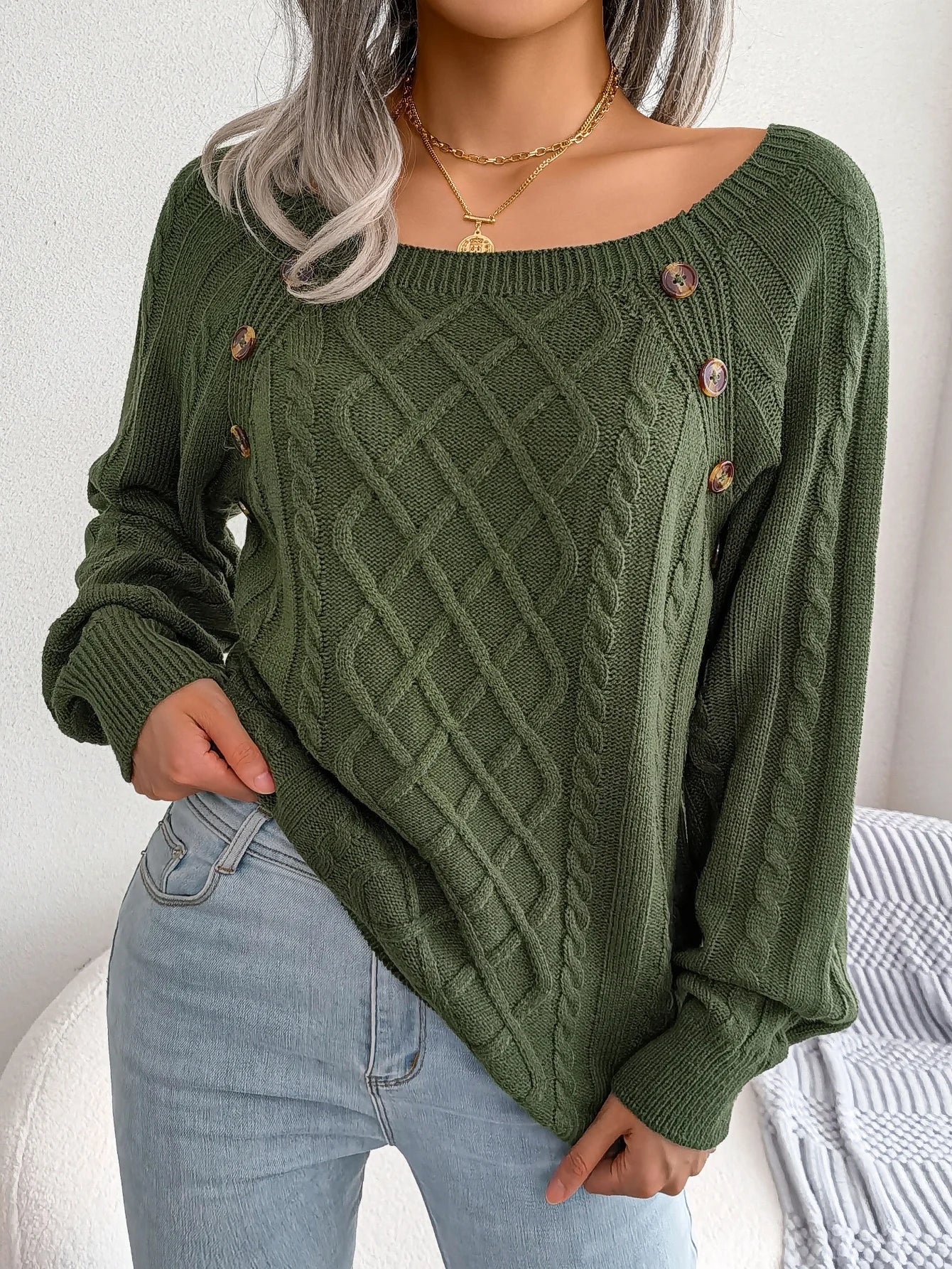 ALLEGRA - LONG SLEEVE KNITTED SWEATER