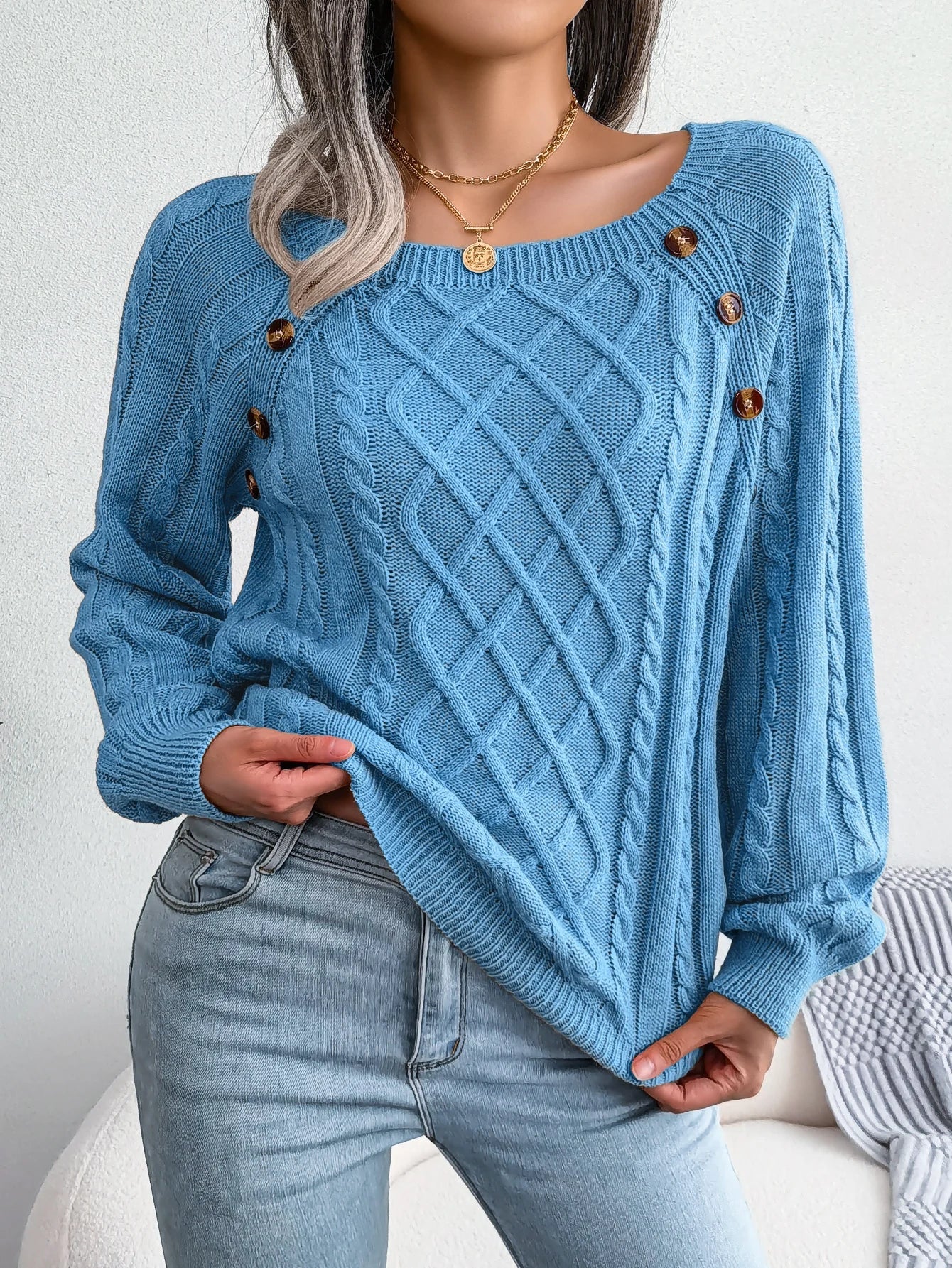 ALLEGRA - LONG SLEEVE KNITTED SWEATER