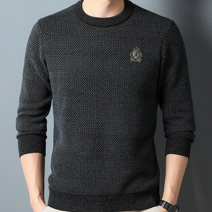 JENS - COZY KNITTED MEN'S SWEATER