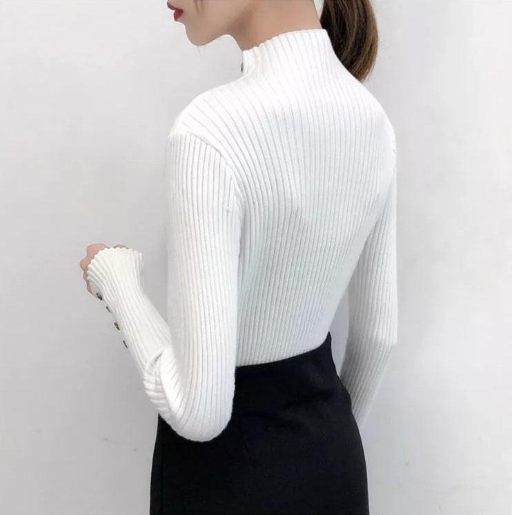 BINA - SLIM TURTLENECK SWEATER