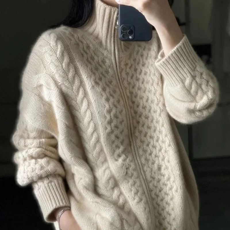 FAITH - ELEGANT KNIT TURTLENECK FOR WOMEN