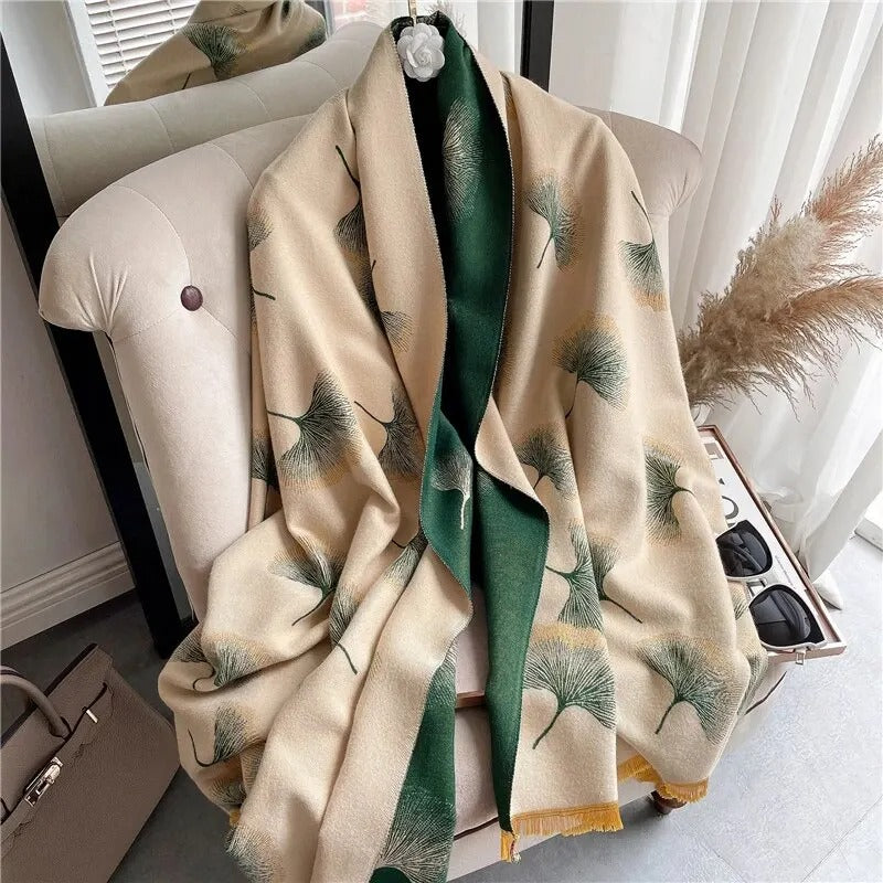 OARI - LUXURIOUS CASHMERE BLANKET SCARF FOR WOMEN