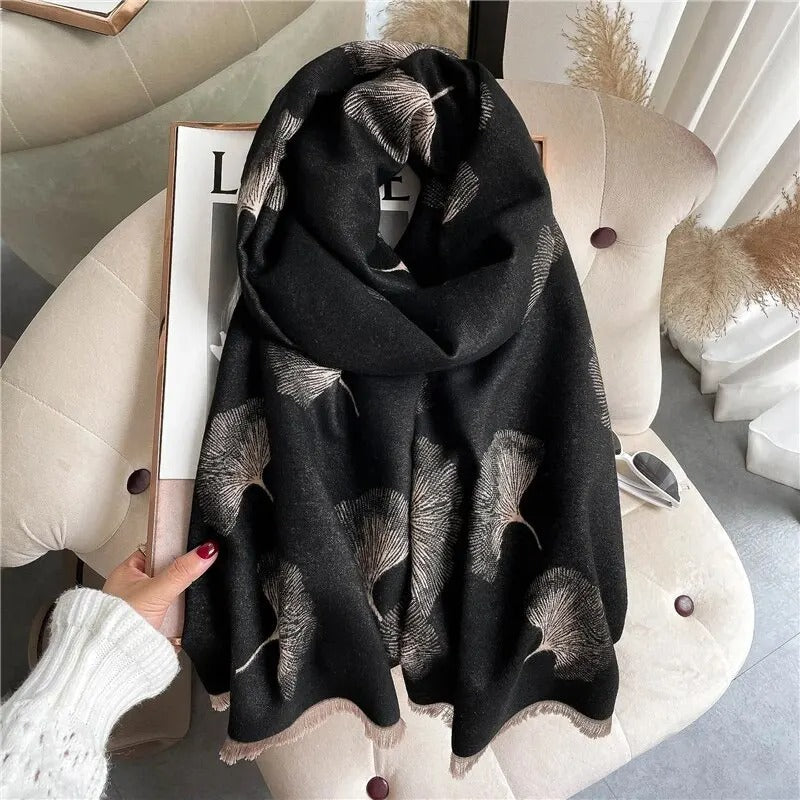 OARI - LUXURIOUS CASHMERE BLANKET SCARF FOR WOMEN