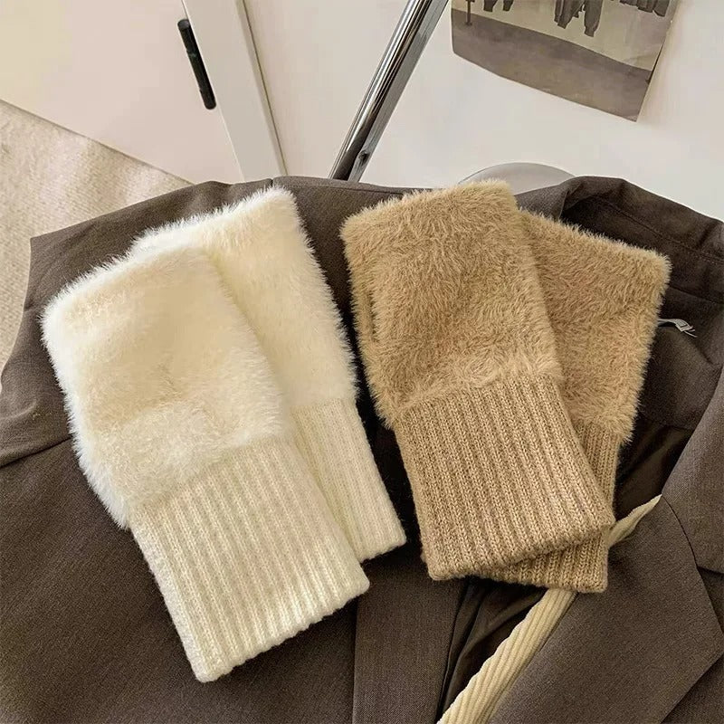 LOLIE - WINTER HALF FINGER GLOVES