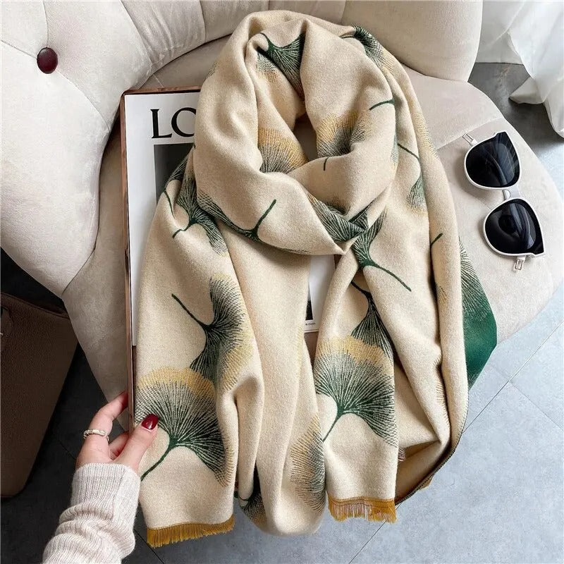 OARI - LUXURIOUS CASHMERE BLANKET SCARF FOR WOMEN